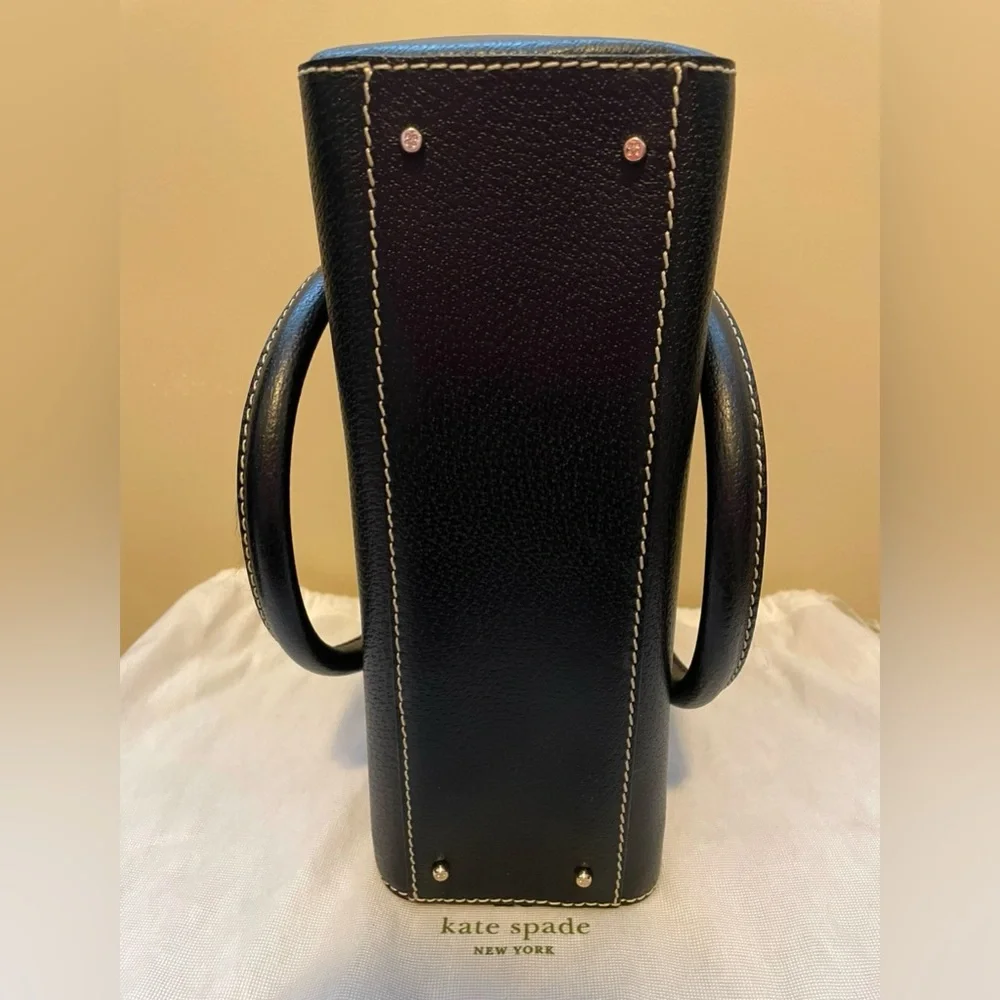 NWT Kate Spade New York Quinn Tarrytown Core Black Leather Handbag - Picture 6 of 10